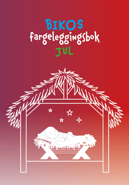 Bikos Fargeleggingsbok Jul